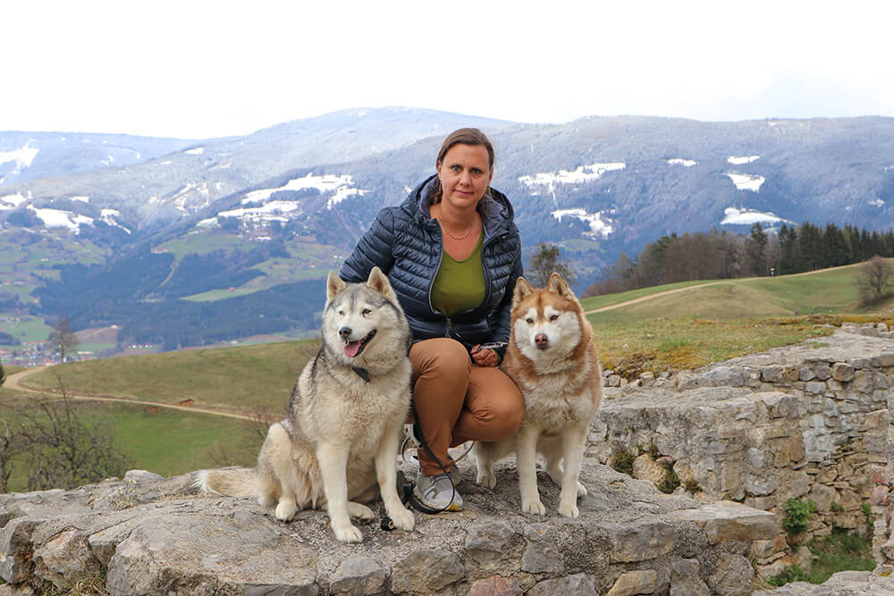 Huskys mit Sigrid Heimhilcher